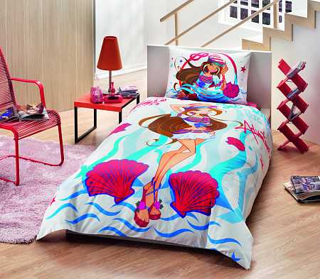 Детское постельное белье TAC Winx Flora Ocean
